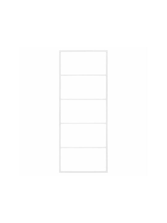 vidaXL Wall-Mounted Bathroom Ladder with 6 Positions ​45x115cm White