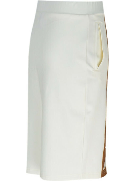 222 Banda Clumsy Midi Skirt Beige