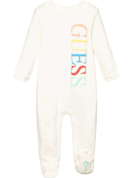 Guess Babystrampler Langärmliges Ecru