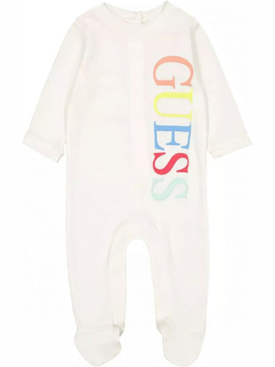 Guess Babystrampler Langärmliges Ecru