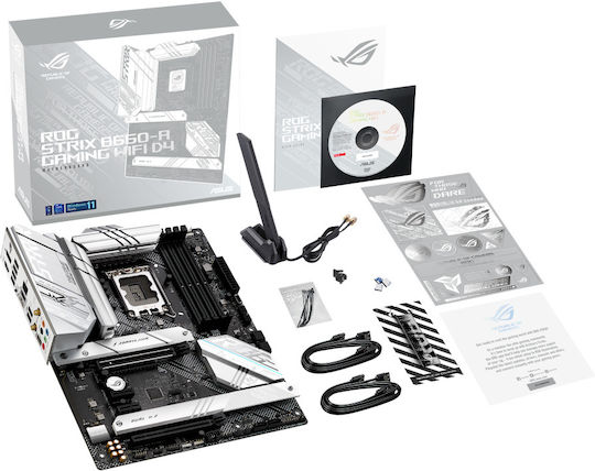Asus ROG Strix B660-A Gaming WiFi D4 Motherboard ATX με Intel 1700 Socket 90MB18S0-M0EAY0
