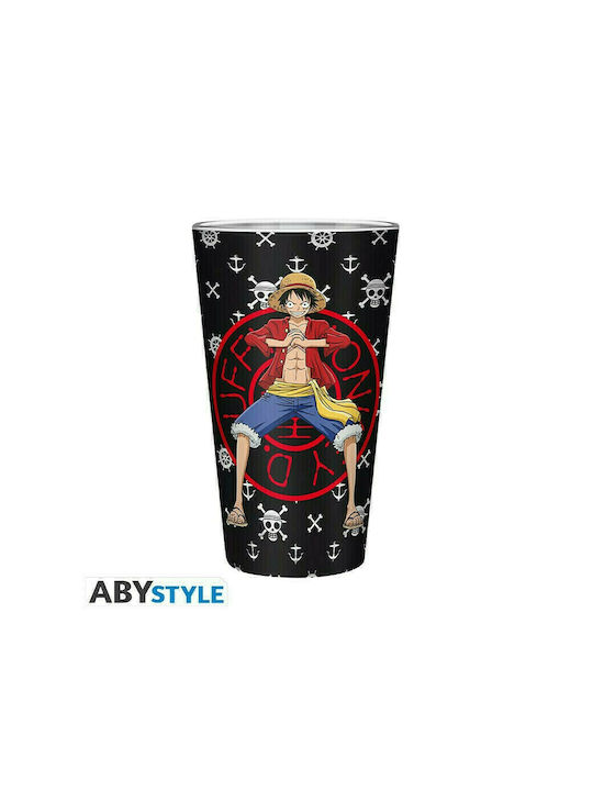 Abysse Luffy Glass made of Glass 400ml