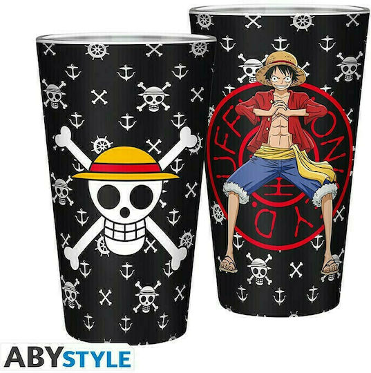 Abysse Luffy Ποτήρι από Γυαλί 400ml