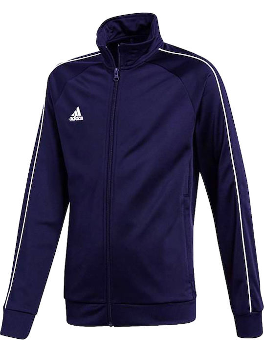 adidas Παιδική Ζακέτα Φούτερ Core 18 Navy Μπλε