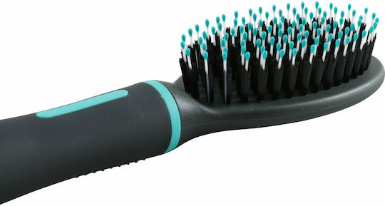 Zolux Bristle Brush Large for Misc Hair Lengths Double Sided for Coat Grooming Turquoise