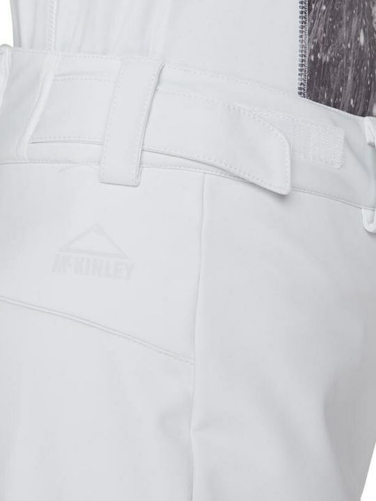 Mc Kinley Dalia 294425-001 Γυναικείο Παντελόνι Σκι & Snowboard Soft Shell Λευκό