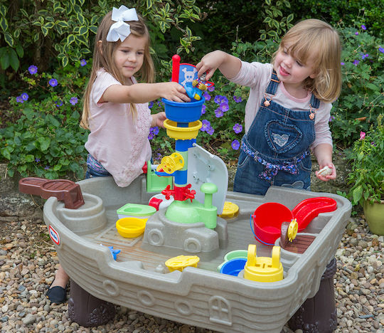 Little Tikes Anchors Away Pirate Ship Playground Toy Small Table Multicolour