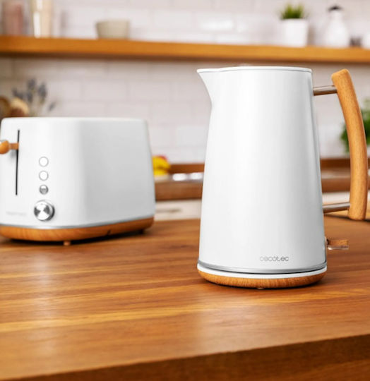 Cecotec Thermosense 400 Βραστήρας 1.7lt 3000W White Woody