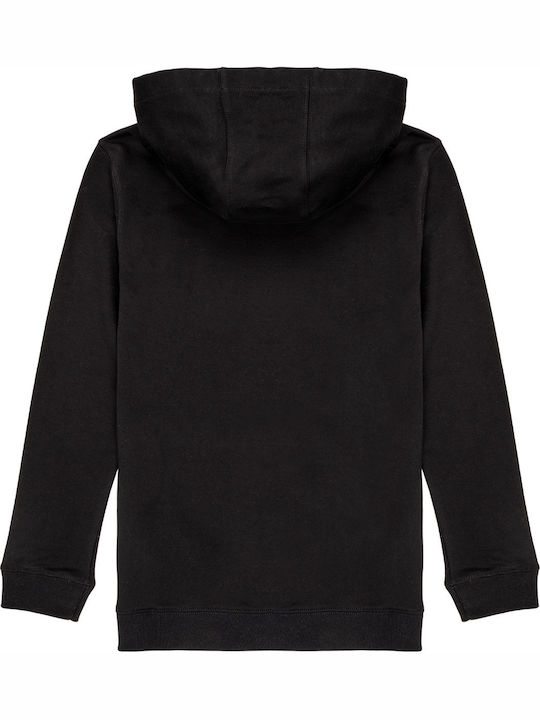 Polar Bluza și Hanorac Pentru Copii Cardigan Cu Glugă și Buzunare Neagră Classic