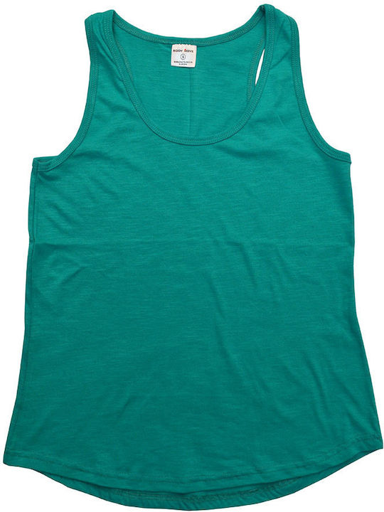 Women's Cotton Blouse Sleeveless Turquoise