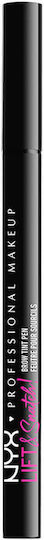 NYX Professional Makeup Lift & Snatch Pen for Eyebrows 10 Black