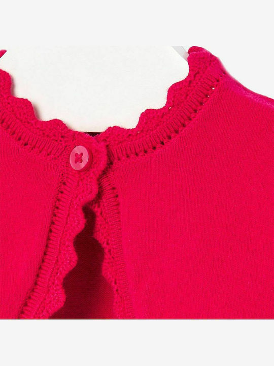 Kids Bolero Knitted Fuchsia