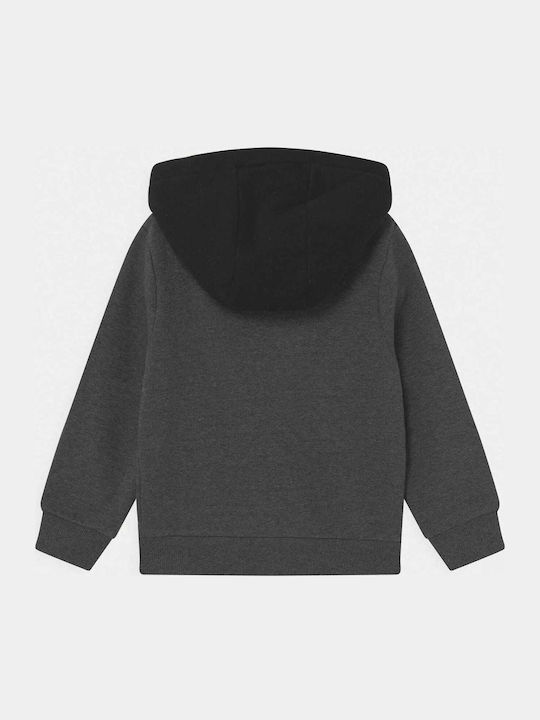 Kids Sweatshirt Cardigan Grey Fieldino