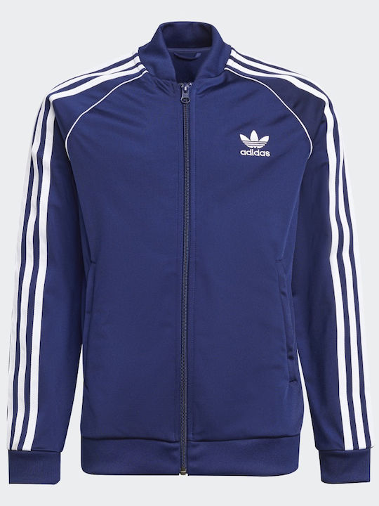 Athletic Kids Cardigan Blue Adicolor