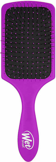 Wet Brush Detangler Paddle Brush Βούρτσα Μαλλιών Μωβ