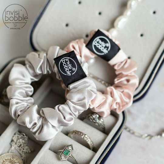 Invisibobble Sprunchie Slim Scrunchies Bella Chrome 2τμχ
