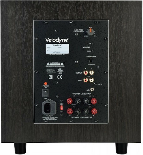 Velodyne EQ-Max 15 Wireless Active Subwoofer with Speaker 15" 750W Black
