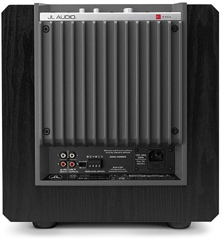JL Audio E-Sub e110 Самоусилващ Субуфер с Говорител 10" 1200W Черно с вода