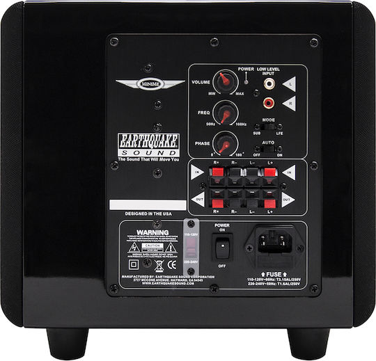 Earthquake MiniMe P8 (Ver. 2) Aktiv Subwoofer mit Lautsprecher 8" 320W Schwarz