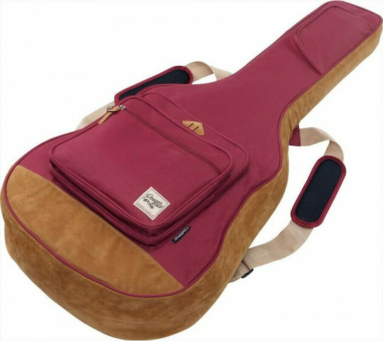 Ibanez Powerpad Case Acoustic Guitar Padded Red