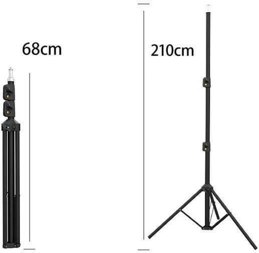Ringlicht Ringlampe Licht Led 32cm 3200-5600k Art des Stativs Boden Handyhalter