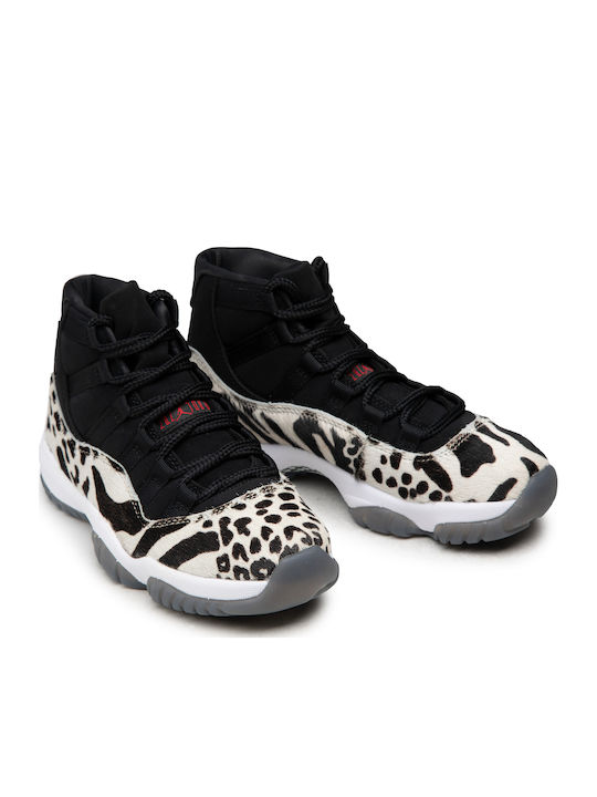 Air  11 Retro Boots Black / Gym Red / Sail / White