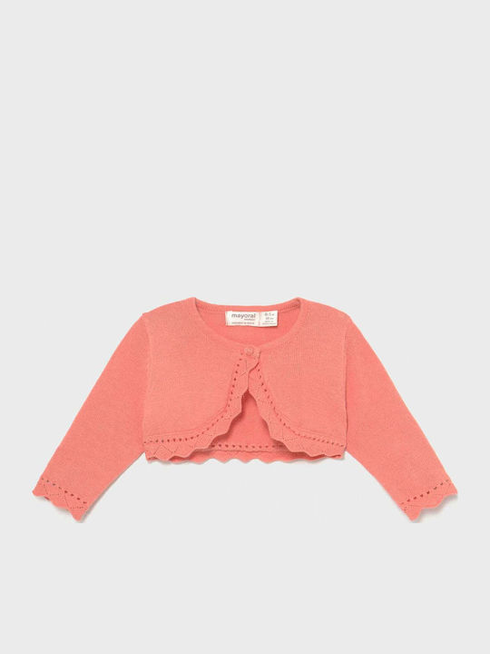 Kids Cardigan Orange Ecofriends