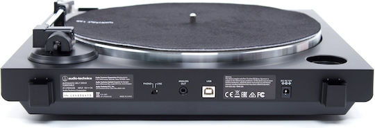 Audio Technica AT-LP60XUSB Πικάπ με Belt Drive και Προενίσχυση Μαύρο