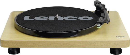 Lenco L-30 L-30W Πικάπ με Belt Drive και Προενίσχυση Καφέ