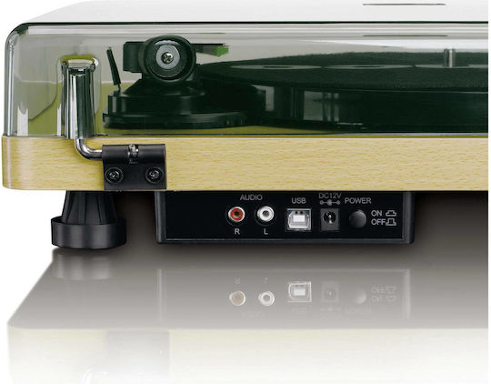 Lenco L-30 L-30W Πικάπ με Belt Drive και Προενίσχυση Καφέ