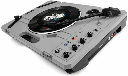 Reloop Spin Πικάπ με Belt Drive, Προενίσχυση και Ενσωματωμένα Ηχεία Γκρι