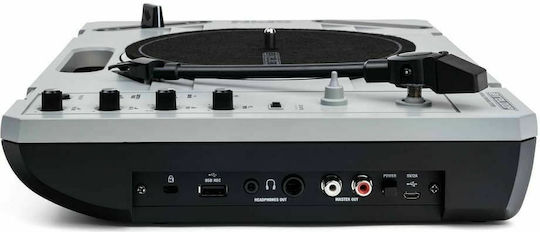 Reloop Spin Πικάπ με Belt Drive, Προενίσχυση και Ενσωματωμένα Ηχεία Γκρι