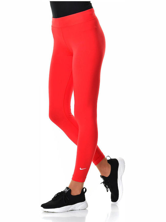 Sportswear Essential Women's Cropped Training Legging High Waisted Red