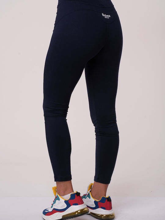 Women's Long Training Legging Navy Blue