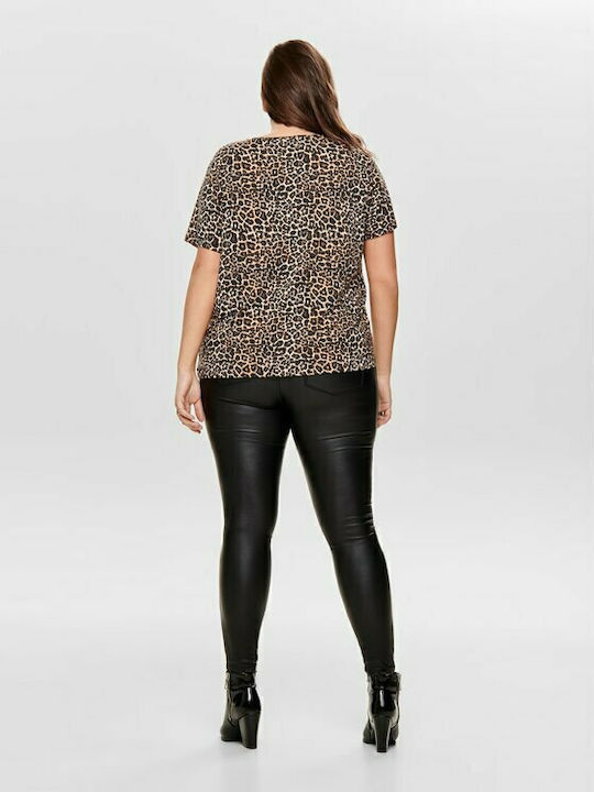 Damen Hoch tailliert Stoff Hose in Enger Passform Schwarz