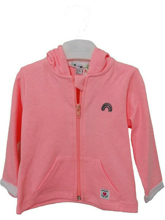 Energiers Kids Sweatshirt Cardigan with Hood Orange