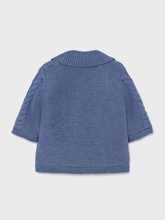 Kinderstrickjacke Gestrickt Blau