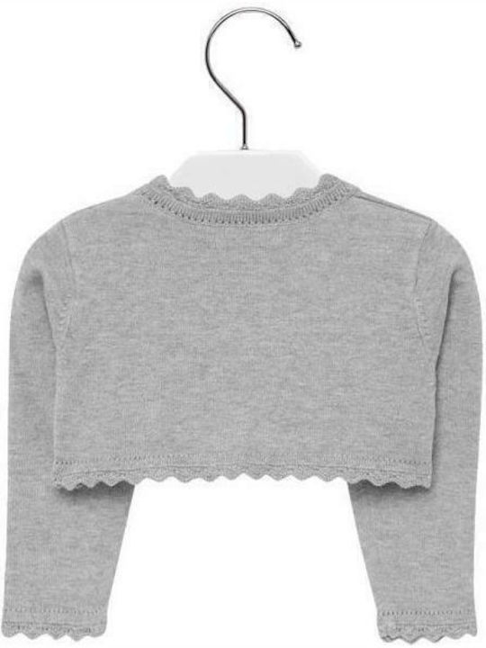 Kinderbolero Baumwolle Gray