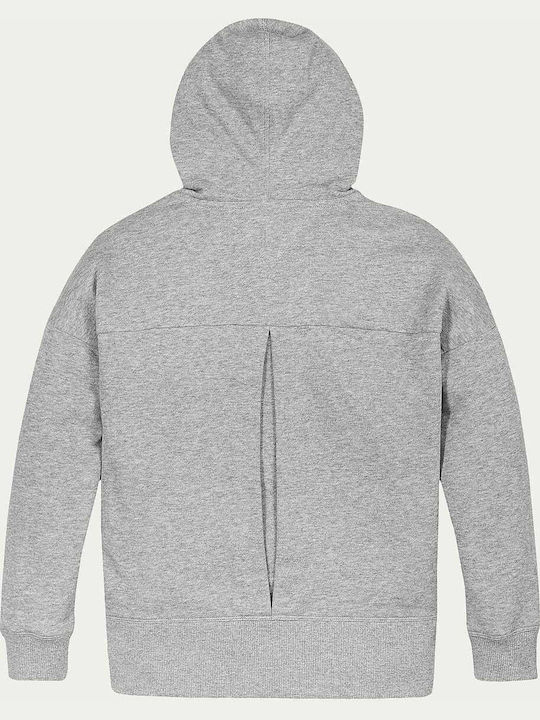 Kids Sweatshirt Cardigan with Hood Gray Global Stripe