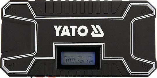 Yato Φορητός Εκκινητής Μπαταρίας Αυτοκινήτου 12000mAh με Power Bank / USB 12V