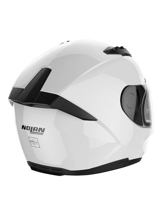 Nolan N60-6 Special N-Com Pure White (15) Κράνος Μηχανής Full Face ECE 22.06 με Sunvisor