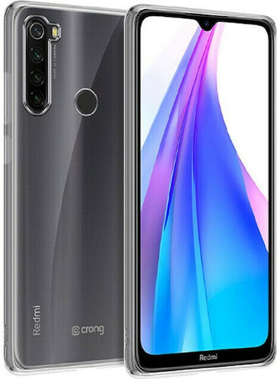 Hurtel Back Cover Σιλικόνης 0.5mm Διάφανο (Redmi Note 8T)