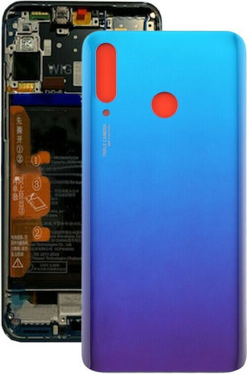 Κапак за замяна на батерията Син Пауново синьо за Huawei P30 Lite