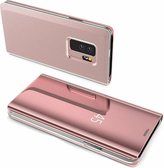 Hurtel Clear View Book Plastic Rose Gold (Galaxy S9+)