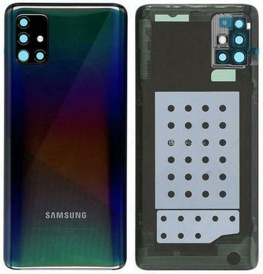 Samsung Καπάκι Μπαταρίας Prism Crush Black για Galaxy A51