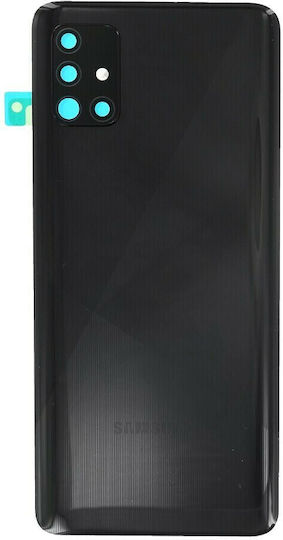 Samsung Καπάκι Μπαταρίας Prism Crush Black για Galaxy A51