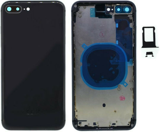 Κапак за замяна на батерията Черен за iPhone 8 Плюс