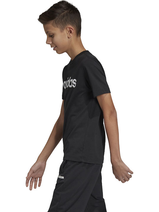 Kinder-T-Shirt Schwarz ESSENTIALS LINEAR