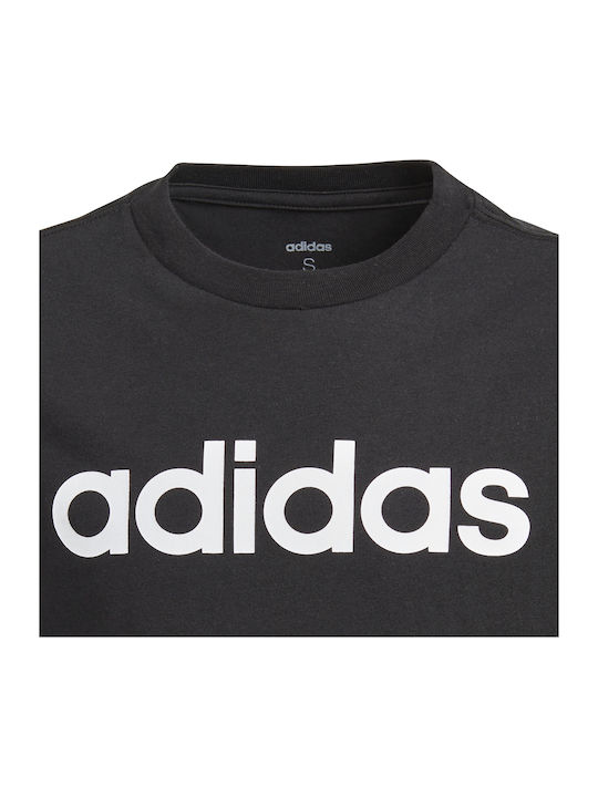 Kinder-T-Shirt Schwarz ESSENTIALS LINEAR