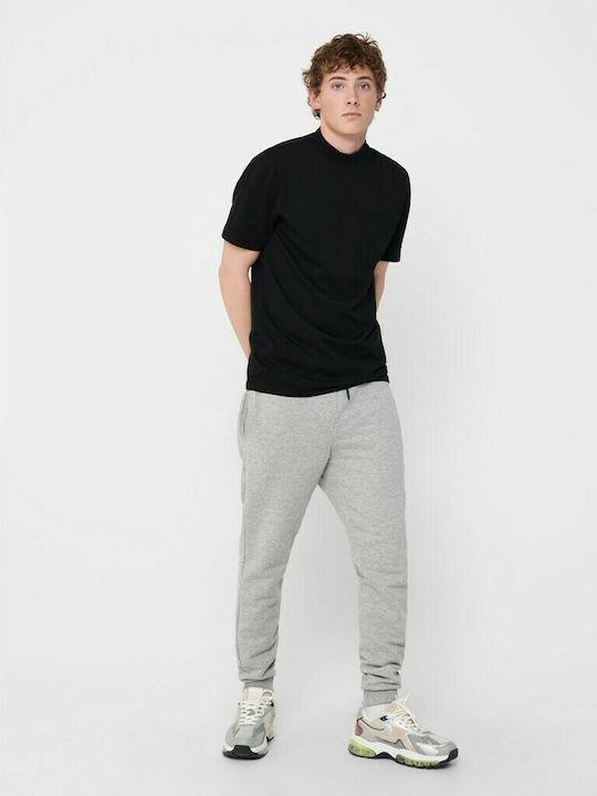 Only & Sons Men's Sweatpants with Rubber Gray